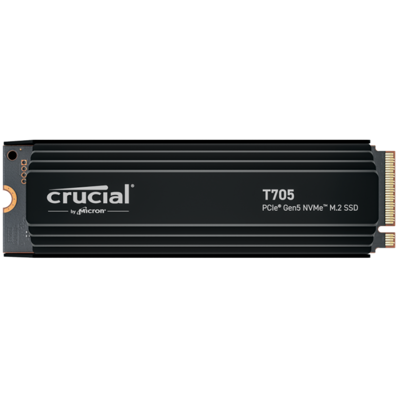 SSD disk s hladilnikom 2TB M.2 NVMe Crucial T705 Gen5