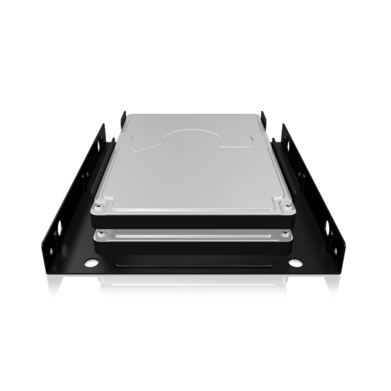 Nosilec za vgradnjo v ohišje Icybox IB-AC643 2×SSD/HDD iz 2,5 na 3,5