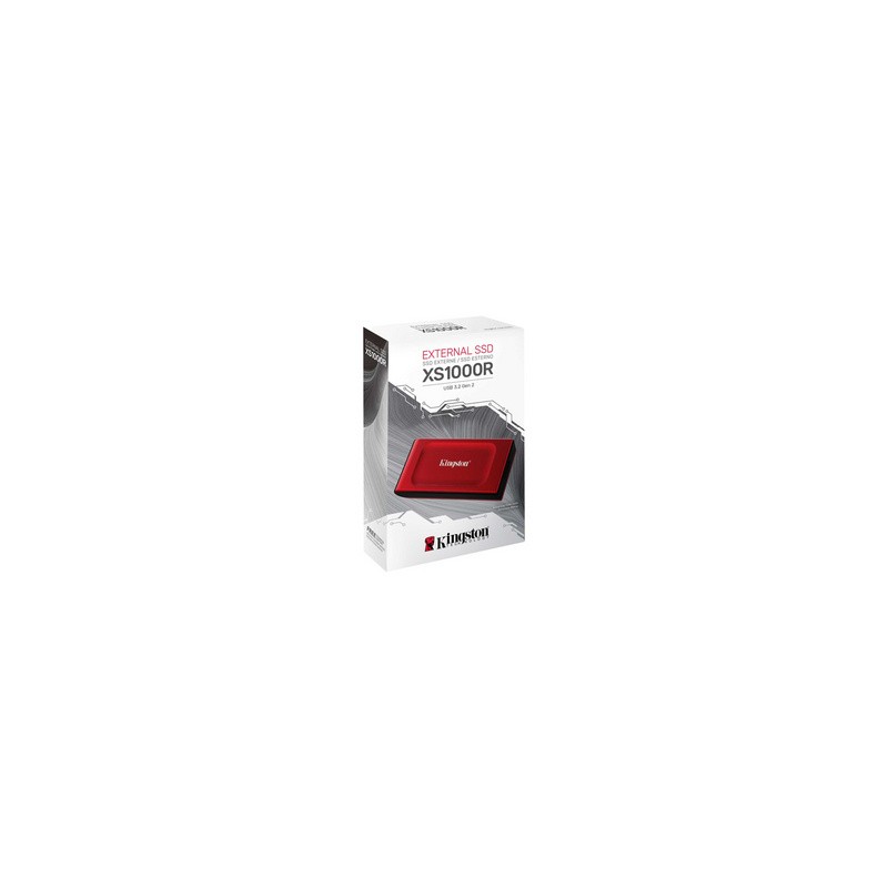 SSD disk 1TB Kingston XS1000 rdeč, USB-A 3.2