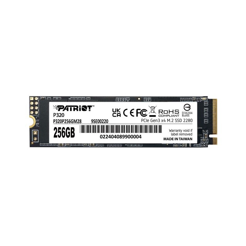 SSD disk 256GB M.2 NVMe Patriot P320, P320P256GM28