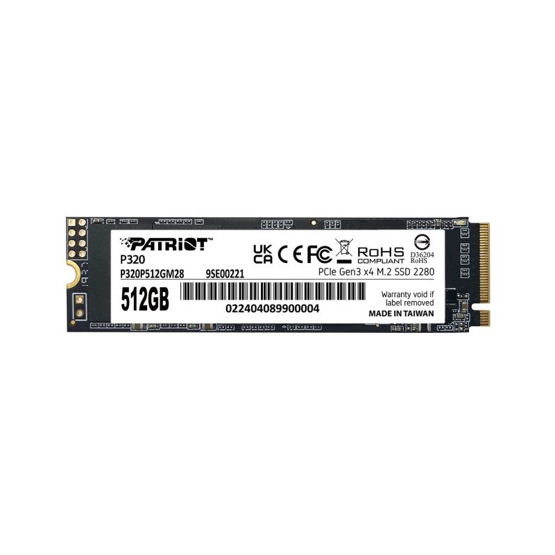 SSD disk  512GB M.2 NVMe Patriot P320, P320P512GM28