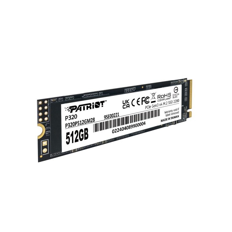 SSD disk  512GB M.2 NVMe Patriot P320, P320P512GM28