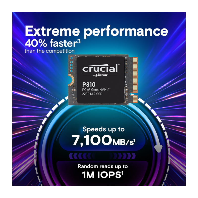 SSD disk 1TB M.2 NVMe Crucial P310