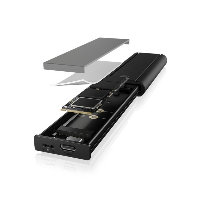 Ohišje za disk Icybox IB-1807MT-C31, M.2 NVMe, USB-C 3.2