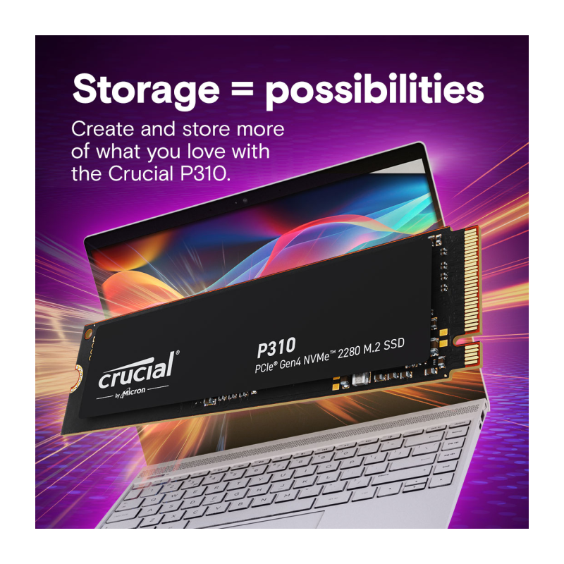 SSD disk 1TB M.2 NVMe Crucial P310