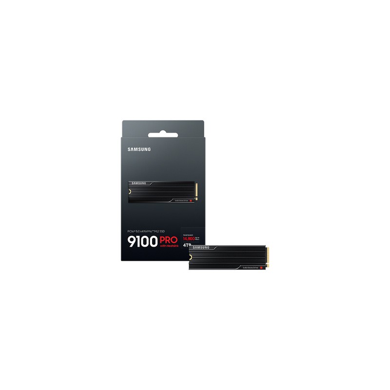 SSD disk 4TB NVMe M.2, Samsung 9100 PRO HeatSink (MZ-VAP4T0CW)