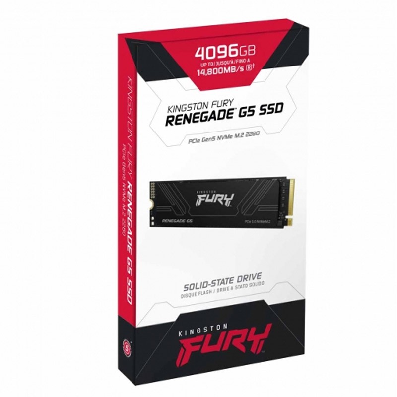 SSD disk 4TB M.2 NVMe KINGSTON Fury Renegade G5
