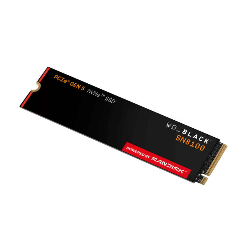 SSD disk 1TB M.2 NVMe WD Black SN8100, WDS100T1X0M