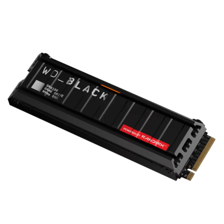 SSD disk 1TB M.2 NVMe WD Black SN8100 s hladilnikom, WDS100T1XHM