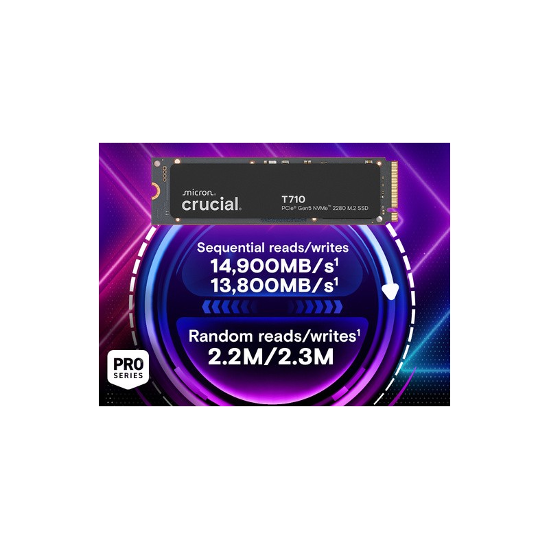 SSD disk 1TB M.2 NVMe Crucial T710