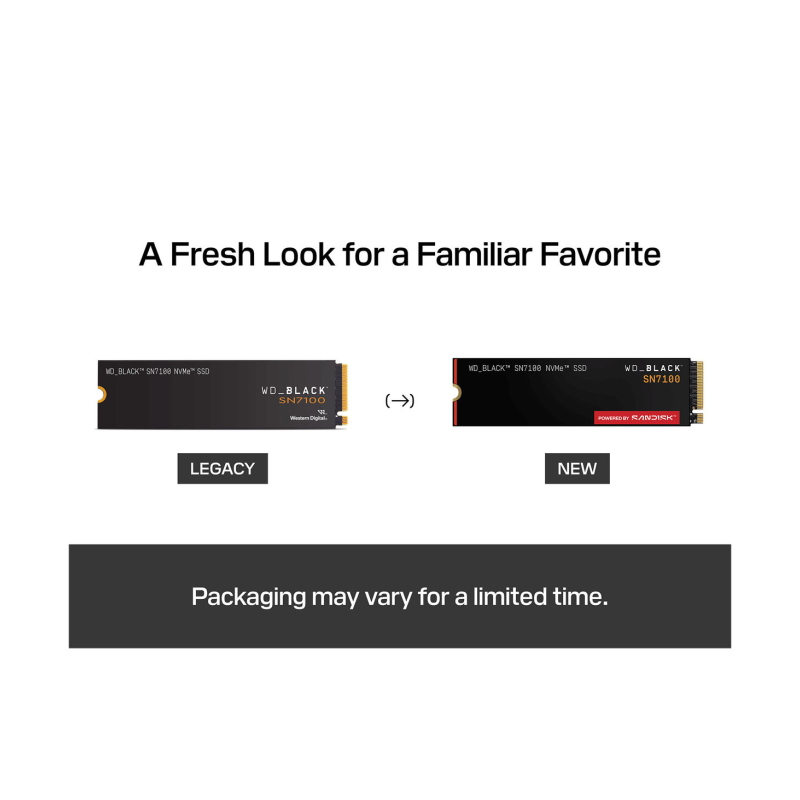 SSD disk 500GB M.2 NVMe WD Black SN7100 WDS500G4X0E