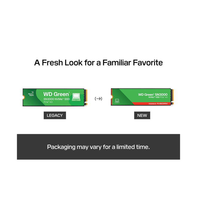 SSD disk 2TB M.2 NVMe WD Green SN3000 WDS200T4G0E