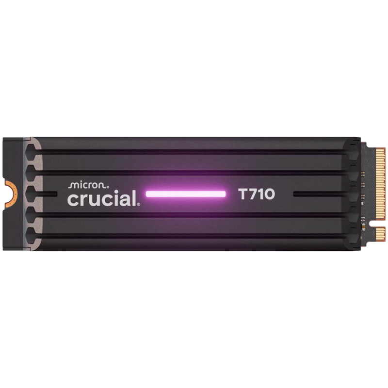 SSD disk 4TB M.2 NVMe Crucial T710, s hladilnikom
