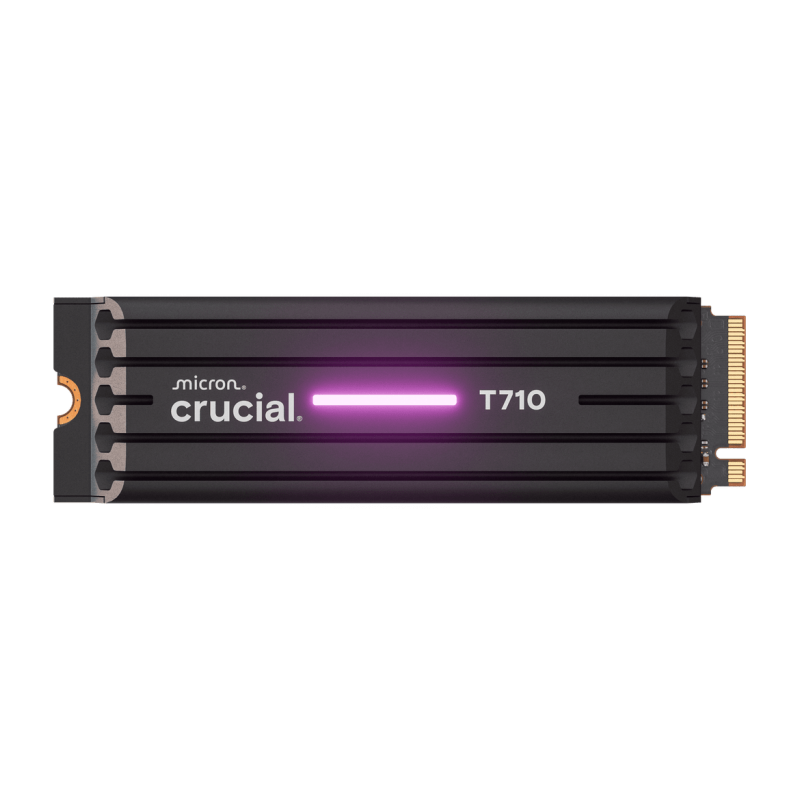 SSD disk 1TB M.2 NVMe Crucial T710 s hladilnikom
