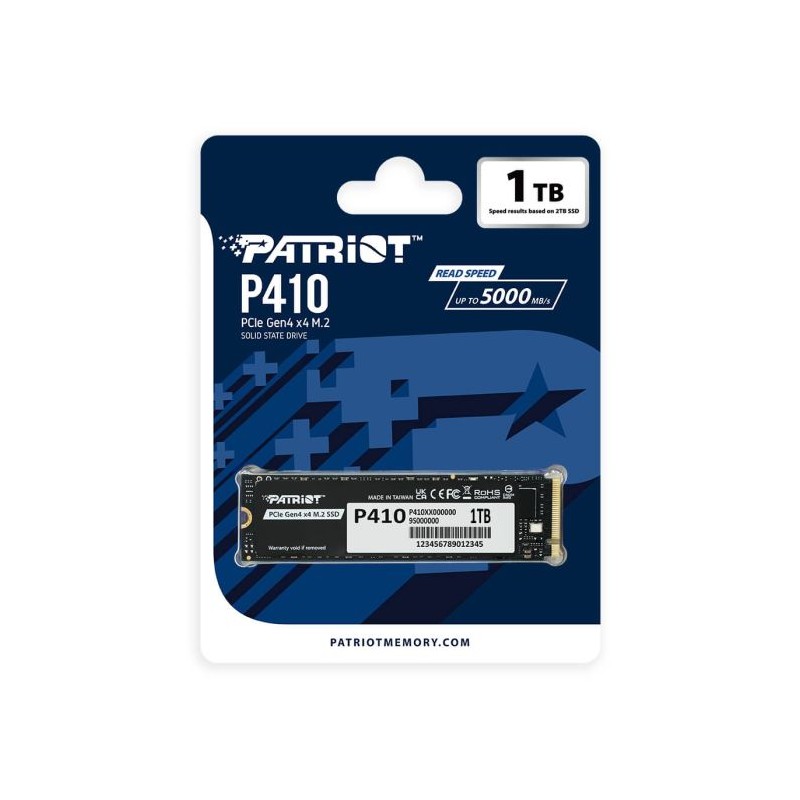 SSD disk 1TB M.2 NVMe  Patriot P410