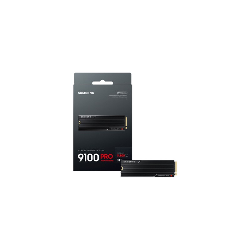 SSD disk 8TB M.2 NVMe Samsung 9100 PRO HeatSink