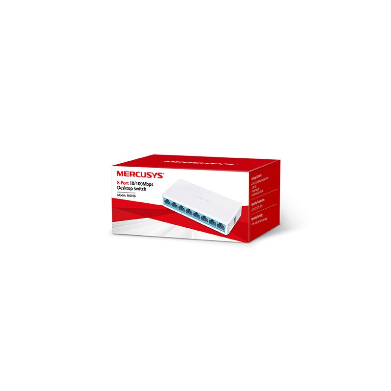 Stikalo (switch) 8 port MERCUSYS 10/100Mbps 8-port, MS108