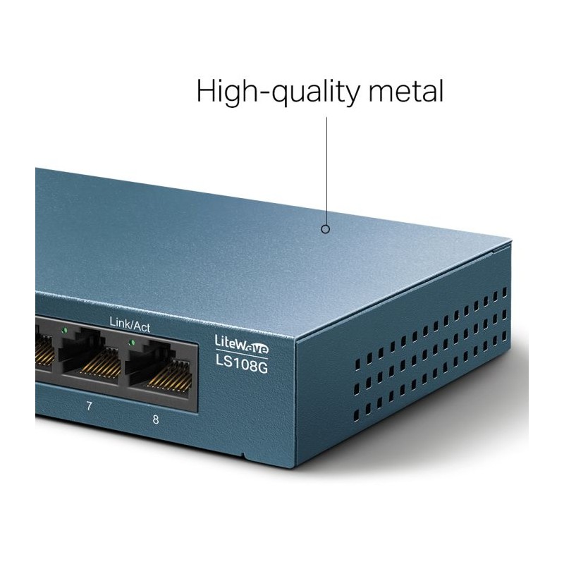 Stikalo (switch) 8 port TP-LINK LiteWave LS108G 10/100/1000Mbps