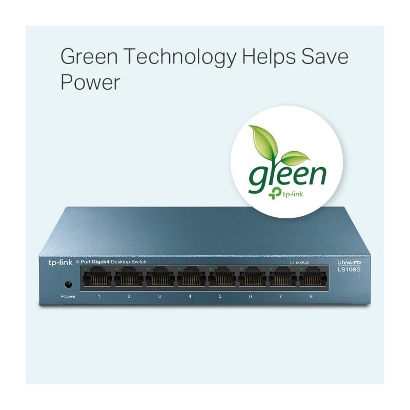 Stikalo (switch) 8 port TP-LINK LiteWave LS108G 10/100/1000Mbps