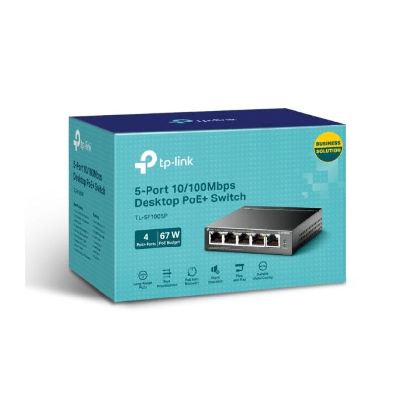 Stikalo (switch) 5 port TP-LINK TL-SF1005P 5-port PoE