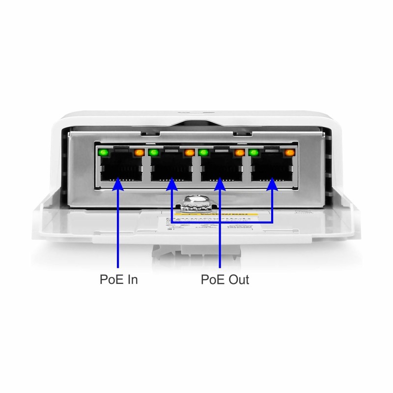 Stikalo (switch) Ubiquiti NanoSwitch N-SW, 4-port, PoE