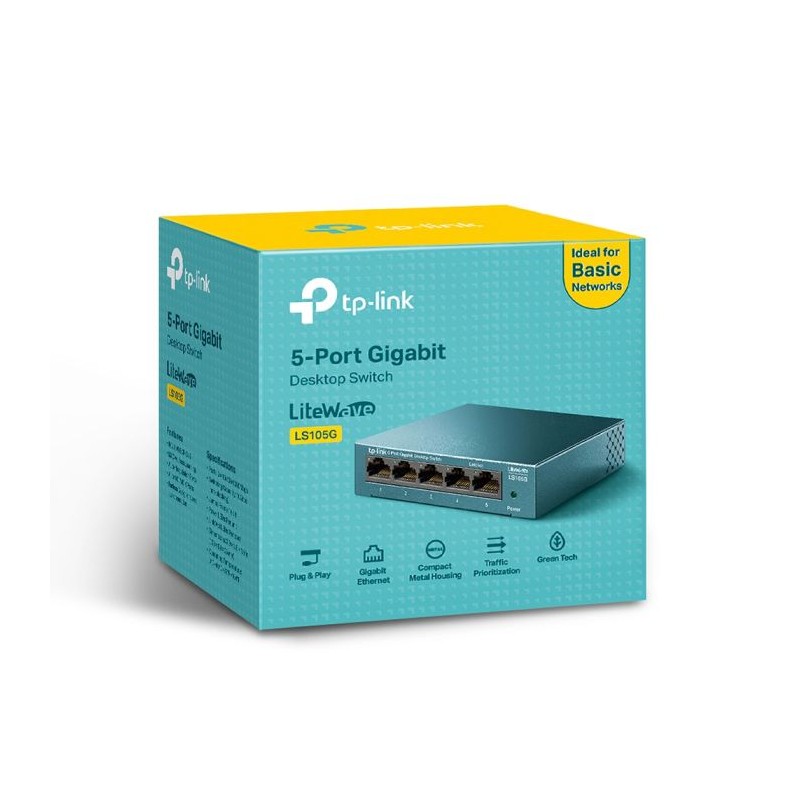 Stikalo (switch) 5 port TP-Link LiteWave LS105G 10/100/1000Mbps