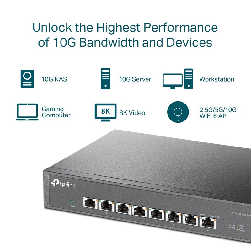 Stikalo (switch) TP-Link TL-SX1008