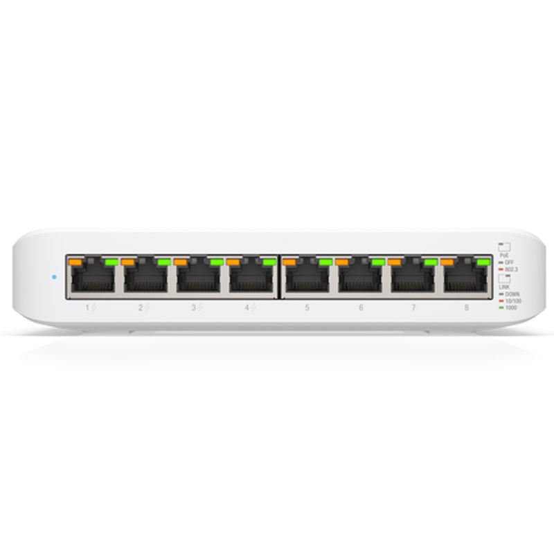 Stikalo (switch) Ubiquiti Lite 8 port, 4x PoE gigabitno, USW-Lite-8-POE