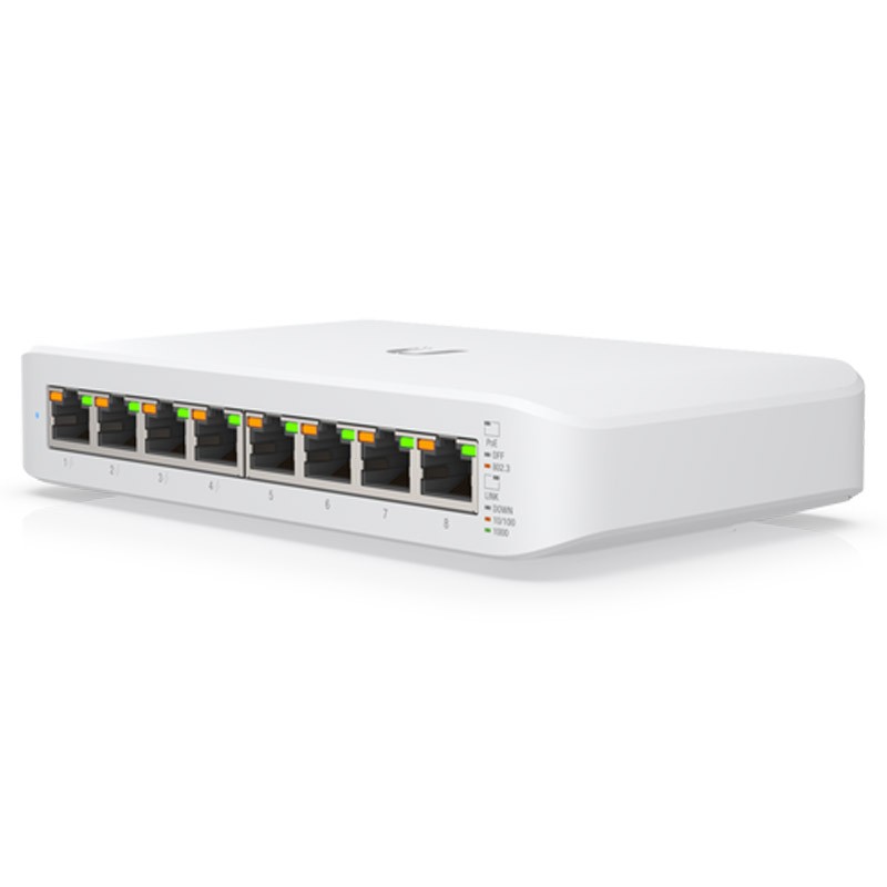 Stikalo (switch) Ubiquiti Lite 8 port, 4x PoE gigabitno, USW-Lite-8-POE