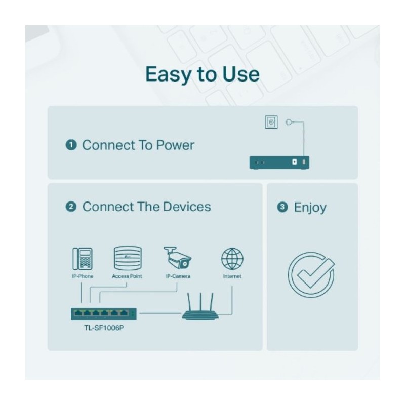 Stikalo (switch) TP-LINK TL-SF1006P Smart 6-port