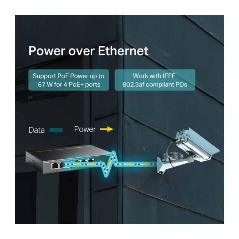 Stikalo (switch) TP-LINK TL-SF1006P Smart 6-port