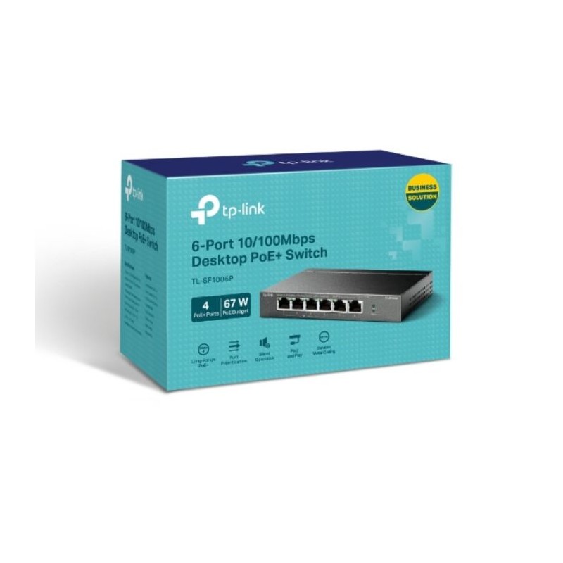Stikalo (switch) TP-LINK TL-SF1006P Smart 6-port