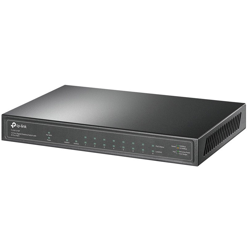 Stikalo TP-LINK TL-SG1210P 10-Port Gigabit 8-Port PoE/PoE+
