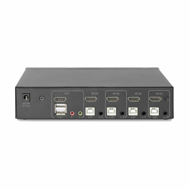 KVM stikalo DIGITUS KVM, 4-Port, Single-Display, 4K, HDMI