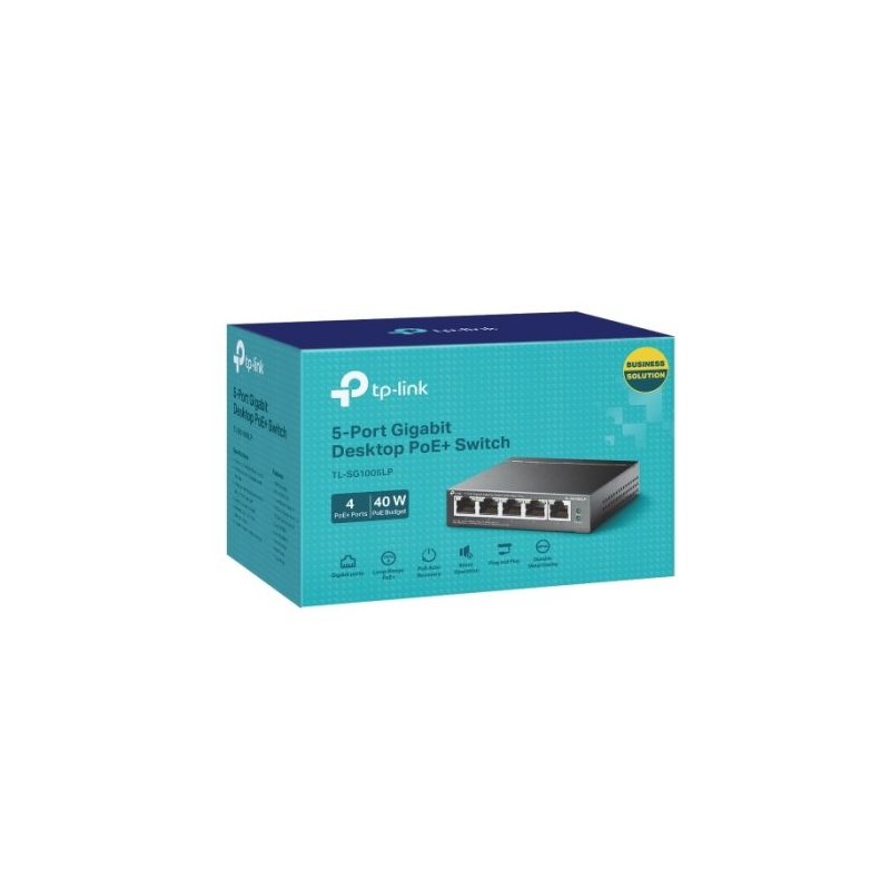 Stikalo TP-LINK TL-SG1005LP 5-Port Gigabit 4-Port PoE/PoE+