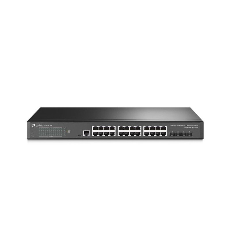 TP-LINK JetStream TL_SG3428X 24-Port Gigabit L2+ Switch × 4 10GE SFP+ slot