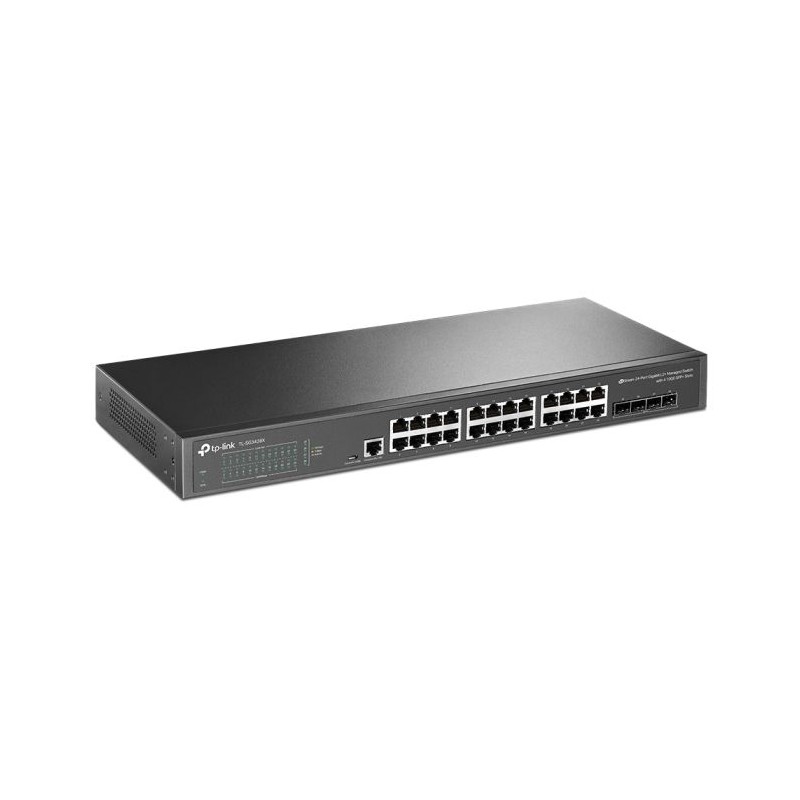 TP-LINK JetStream TL_SG3428X 24-Port Gigabit L2+ Switch × 4 10GE SFP+ slot