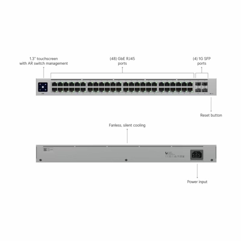 Stikalo (switch) Ubiquiti USW-48-EU, 48 port