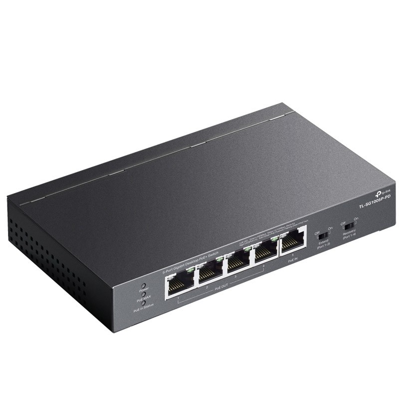 Stikalo (switch) TP-LINK TL-SG1005P-PD 5-port, 4xPoE+ 66W PoE++