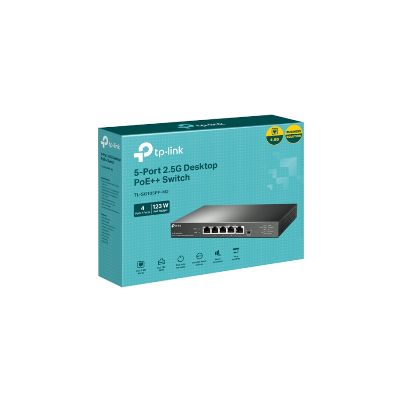 Stikalo (switch) TP-LINK TL-SG105PP-M2