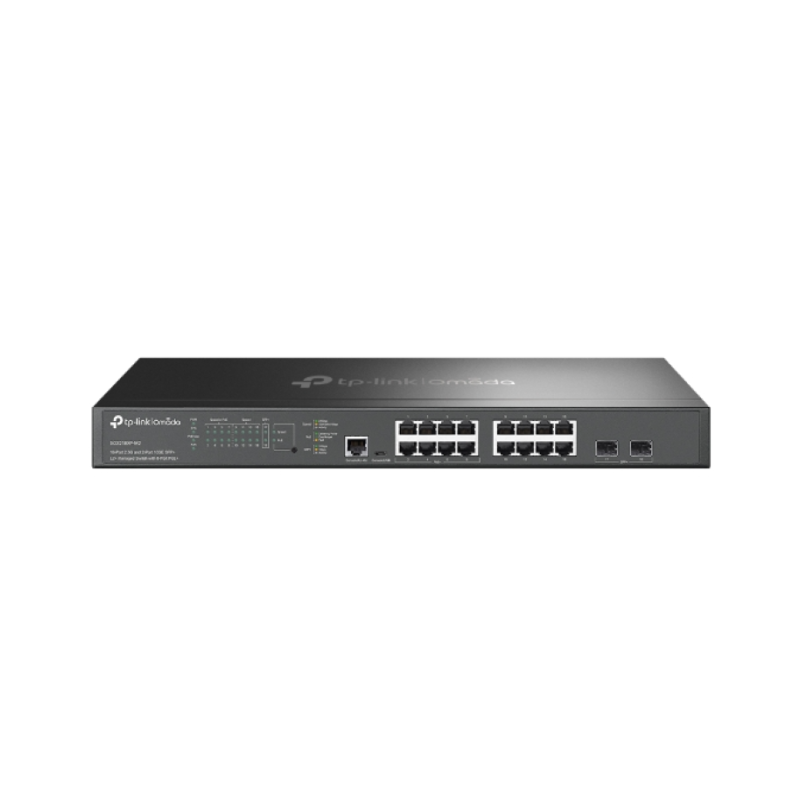 Stikalo (switch) TP-LINK 16-Port 2.5G in 2-Port 10GE SFP+ L2+