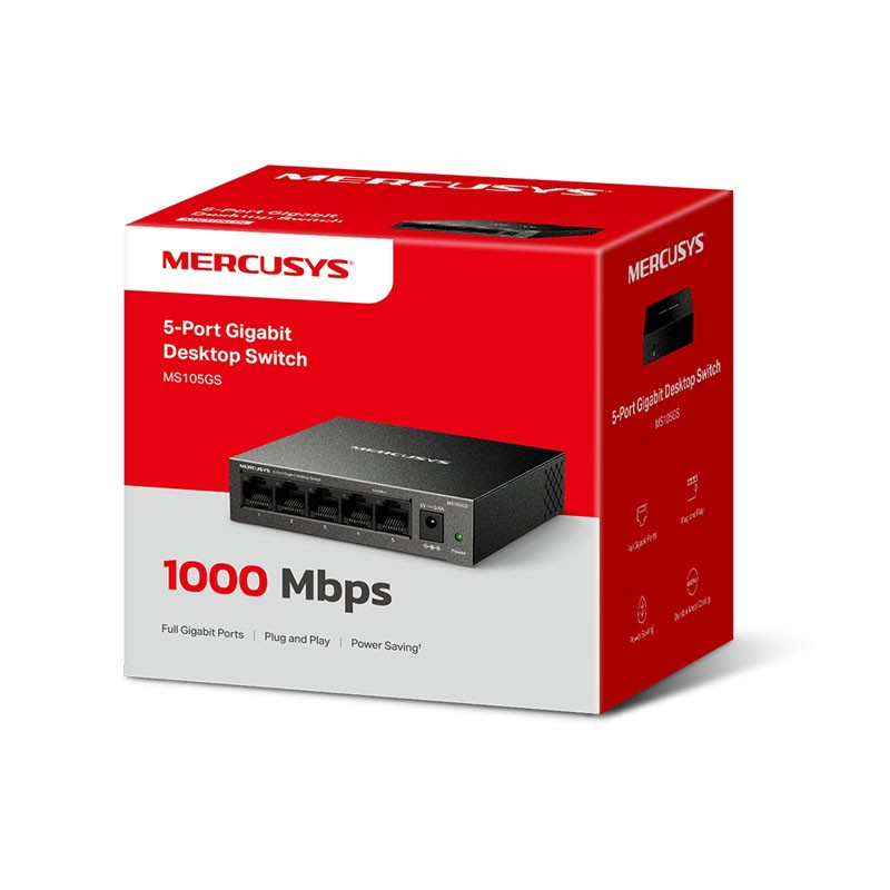 Stikalo (switch) MERCUSYS MS105GS, 5-port