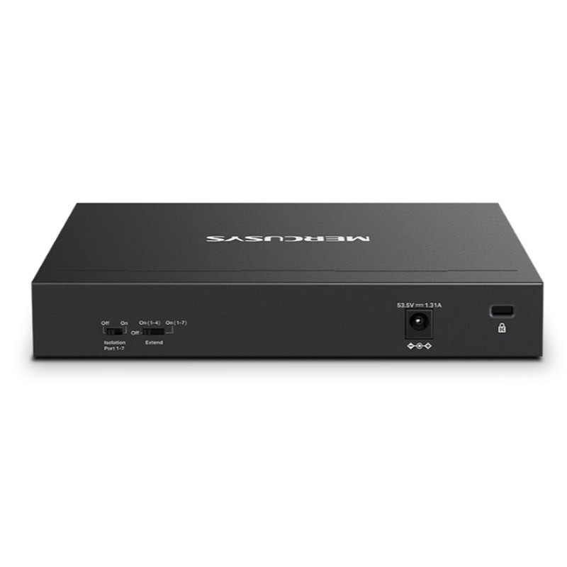 Stikalo (switch) MERCUSYS MS108GP, 8-port, 10/100/1000Mbps, PoE+