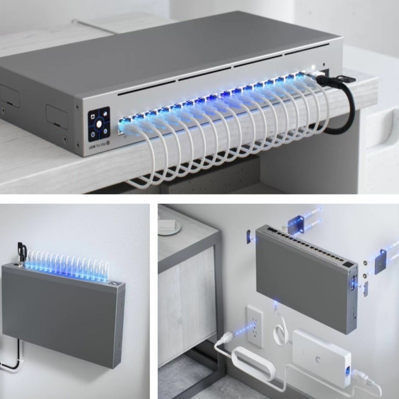 Stikalo (switch) 16-port Ubiquiti USW-Pro-Max-16-PoE