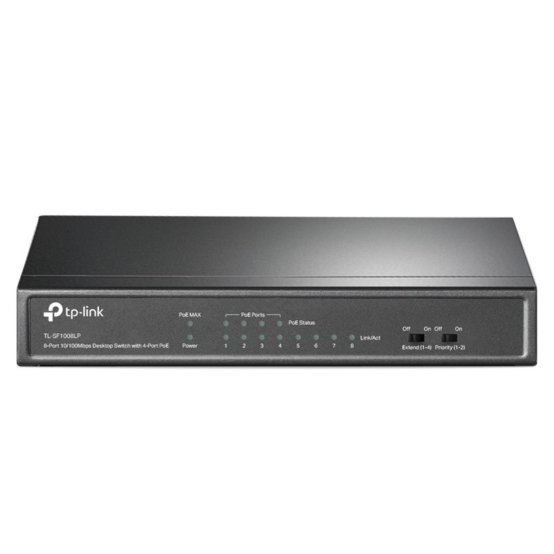 Stikalo (switch) TP-LINK TL-SF1008LP, 8-Port 10/100, 4xPoE