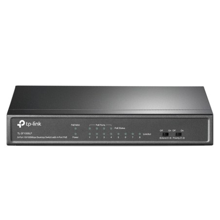 Stikalo (switch) TP-LINK TL-SF1008LP, 8-Port 10/100, 4xPoE