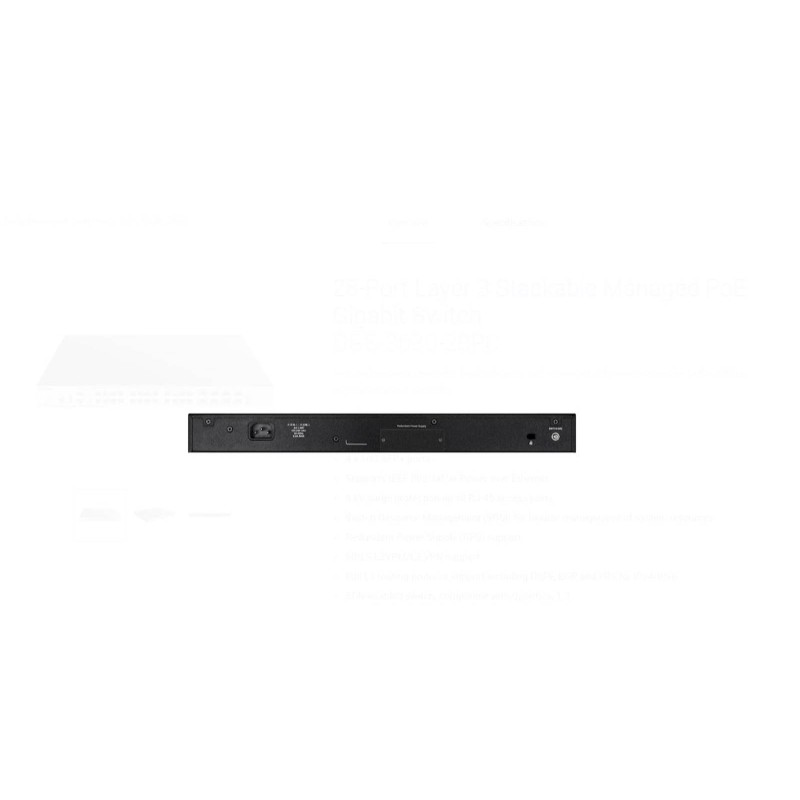 Stikalo (switch) D-link DGS-3630-28PC/SI