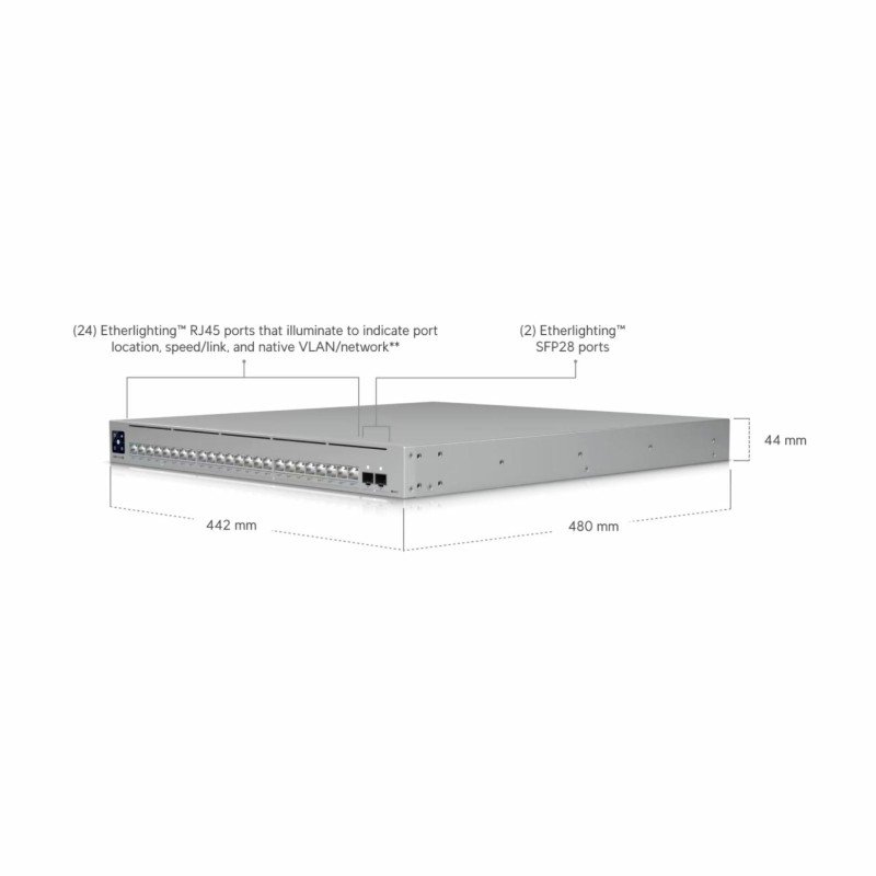Stikalo (switch) Ubiquiti USW-Pro-XG-24-PoE, 24-port, SFP, PoE+