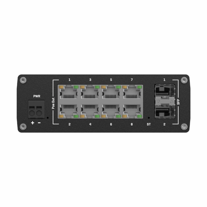 Stikalo (switch) Teltonika TSW202, 8-port, PoE, SFP