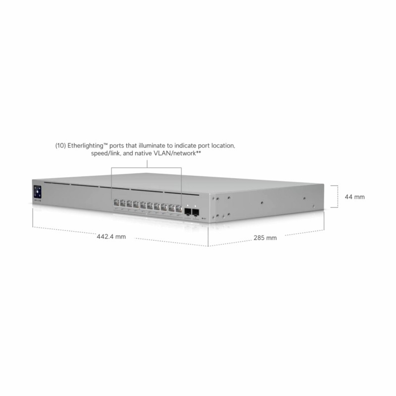 Stikalo (switch) Ubiquiti USW-Pro-XG-10-PoE-EU, 12-port, SFP+